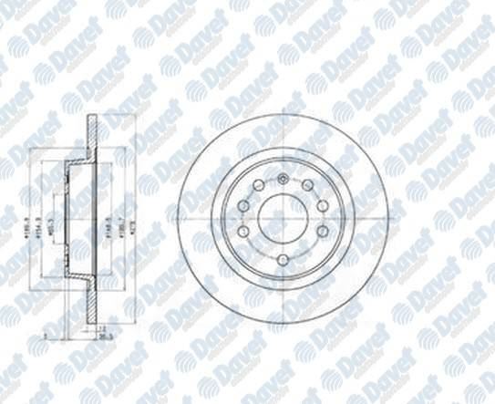 DELPHI BG3731C Fren Diski Arka (5d 278mm) Vectra C 04-